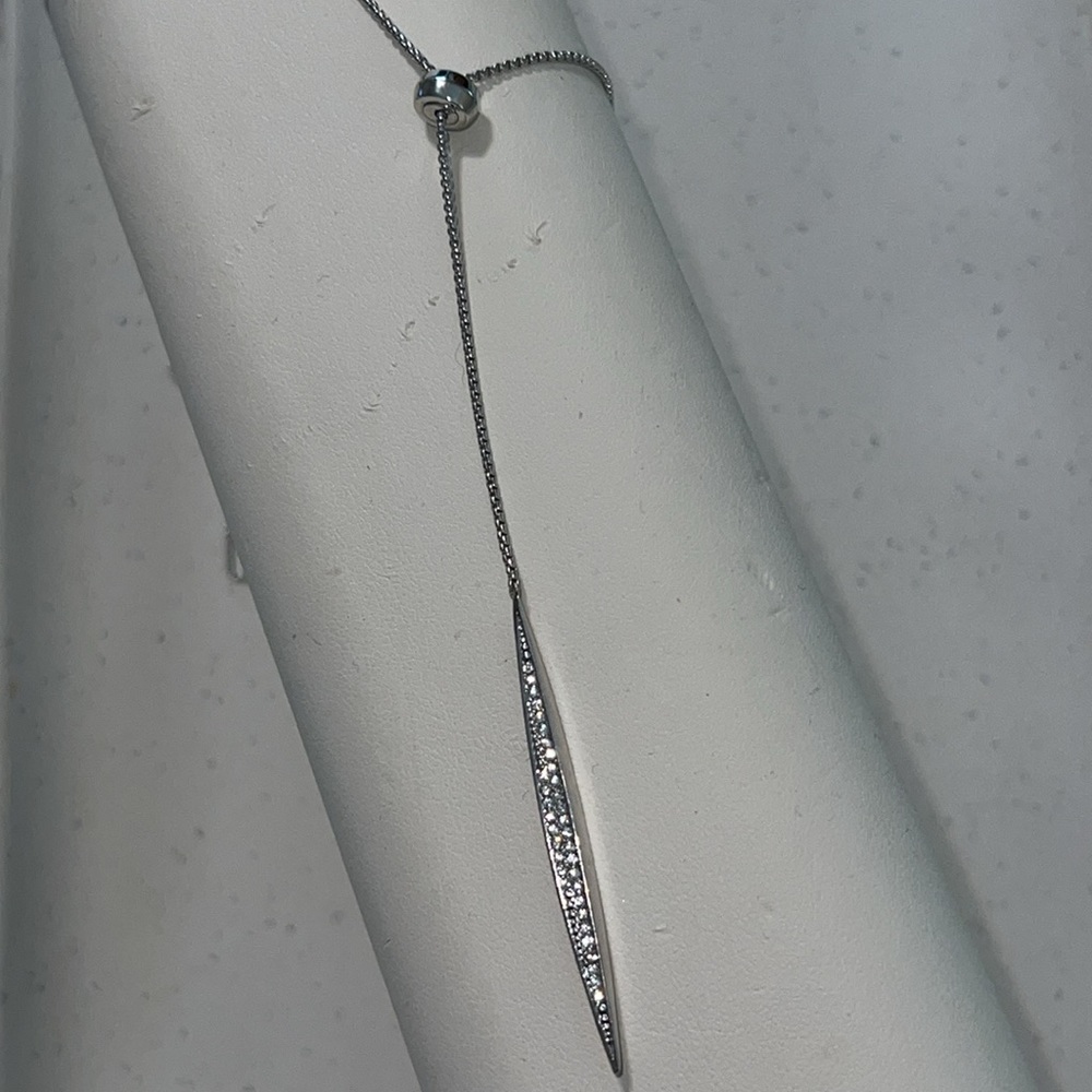 Rhinestone Slide Adjustable Necklace. - image 6